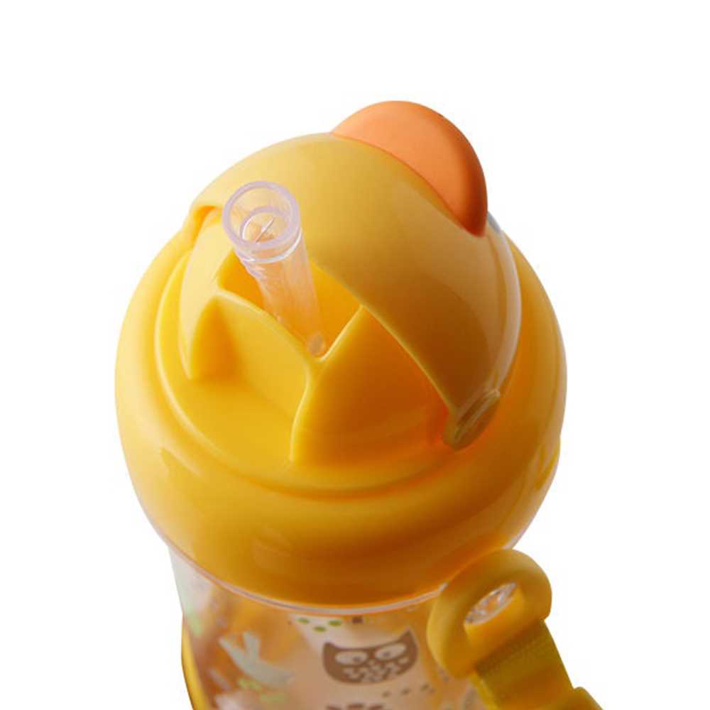 Piyo Piyo Pop Up Straw Water Bottle